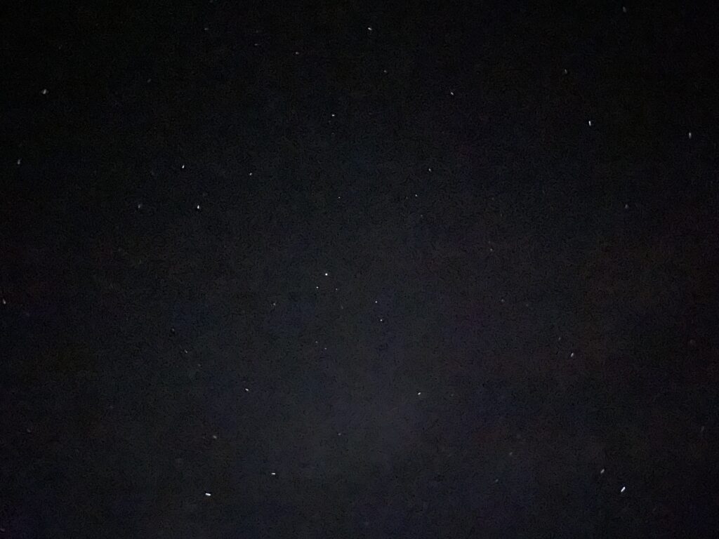 青海川オートキャンプ場夜空