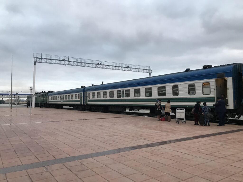 ウズベキスタンの寝台列車