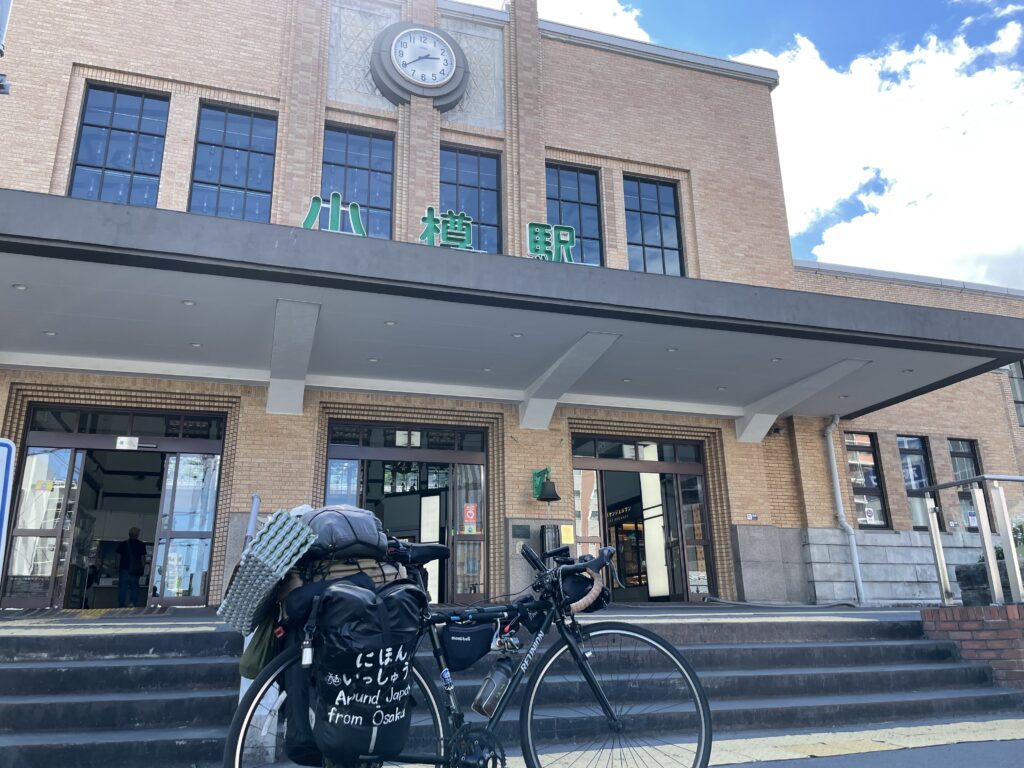 小樽駅前の自転車