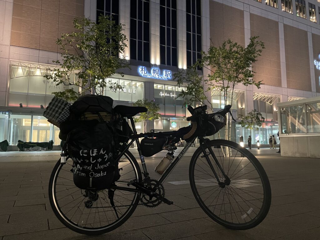 札幌駅前の自転車