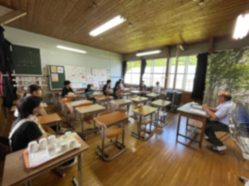 白神自然学校の教室