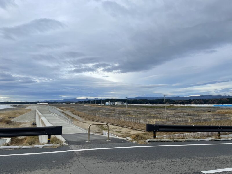 浪江町　海沿いの道