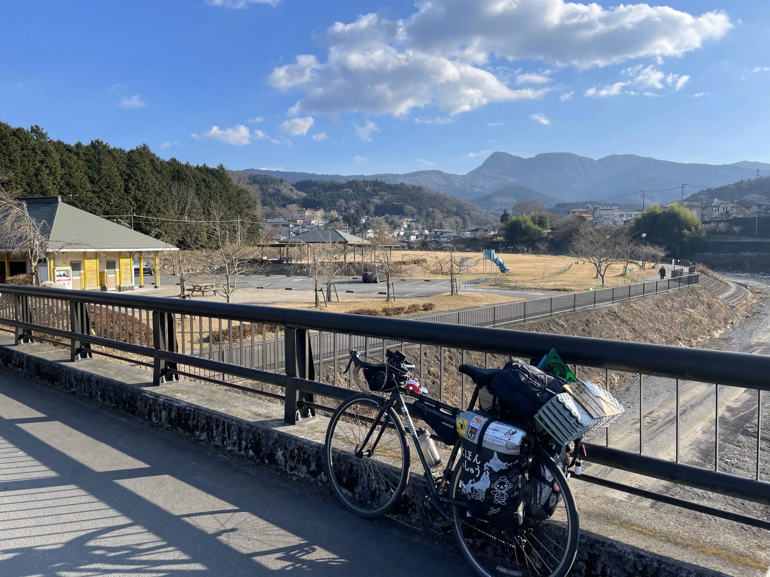 足柄ふれあい公園と自転車