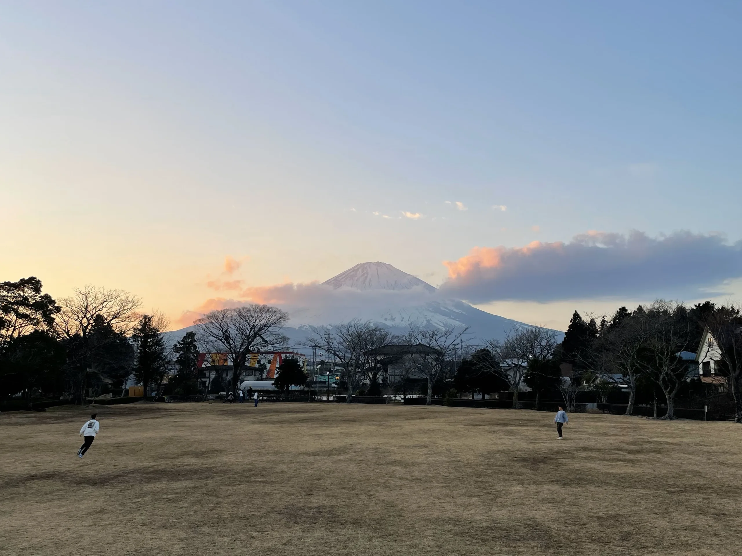 富士山が見える公園