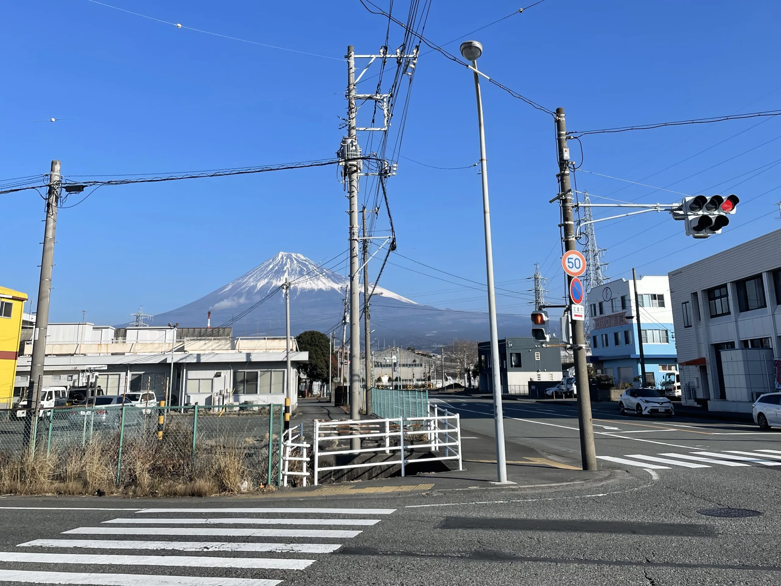 富士市で見る富士山