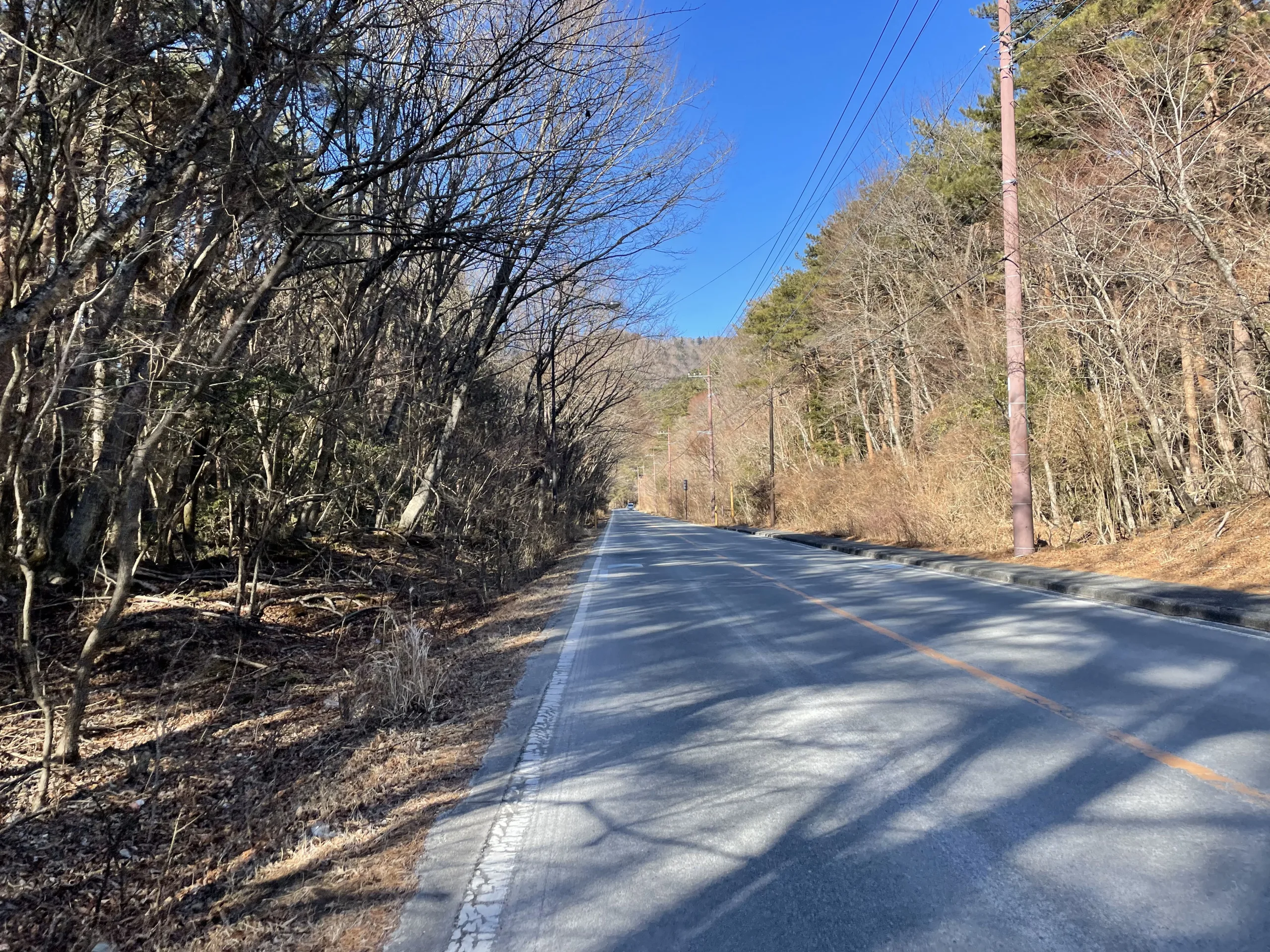 ふもとっぱらから浩庵キャンプ場までの道