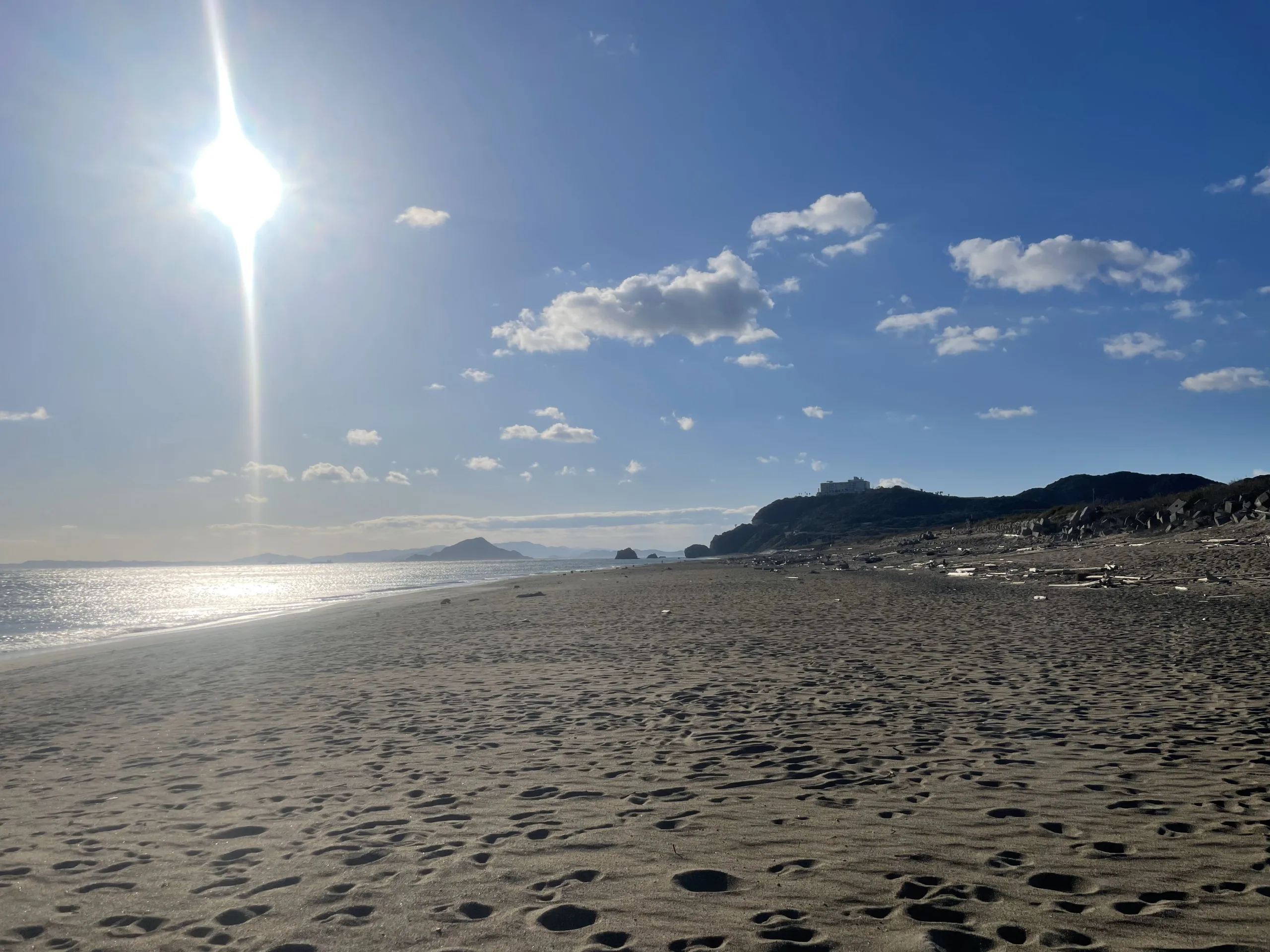 渥美半島の砂浜