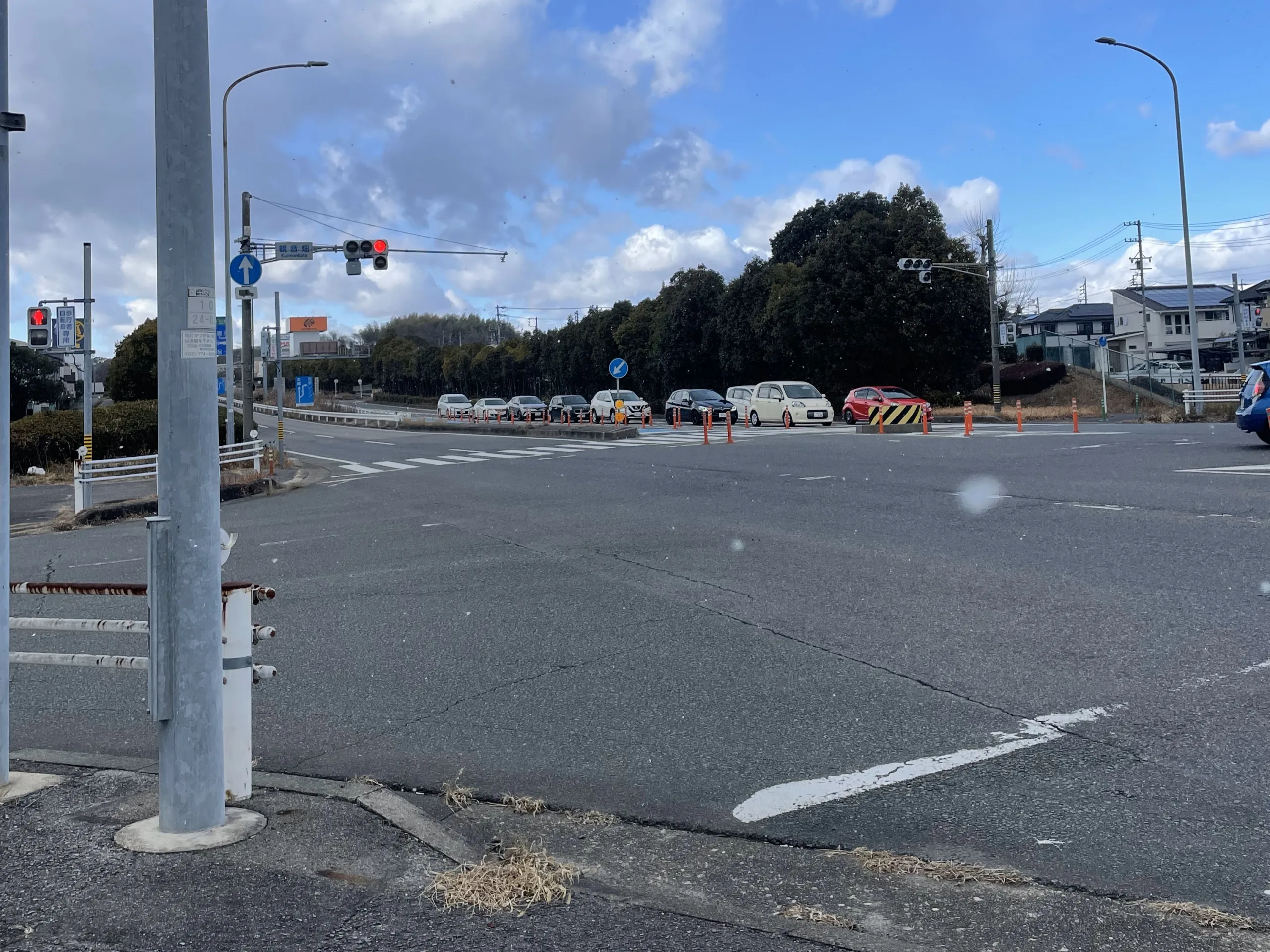 愛知県で降り始めた雪