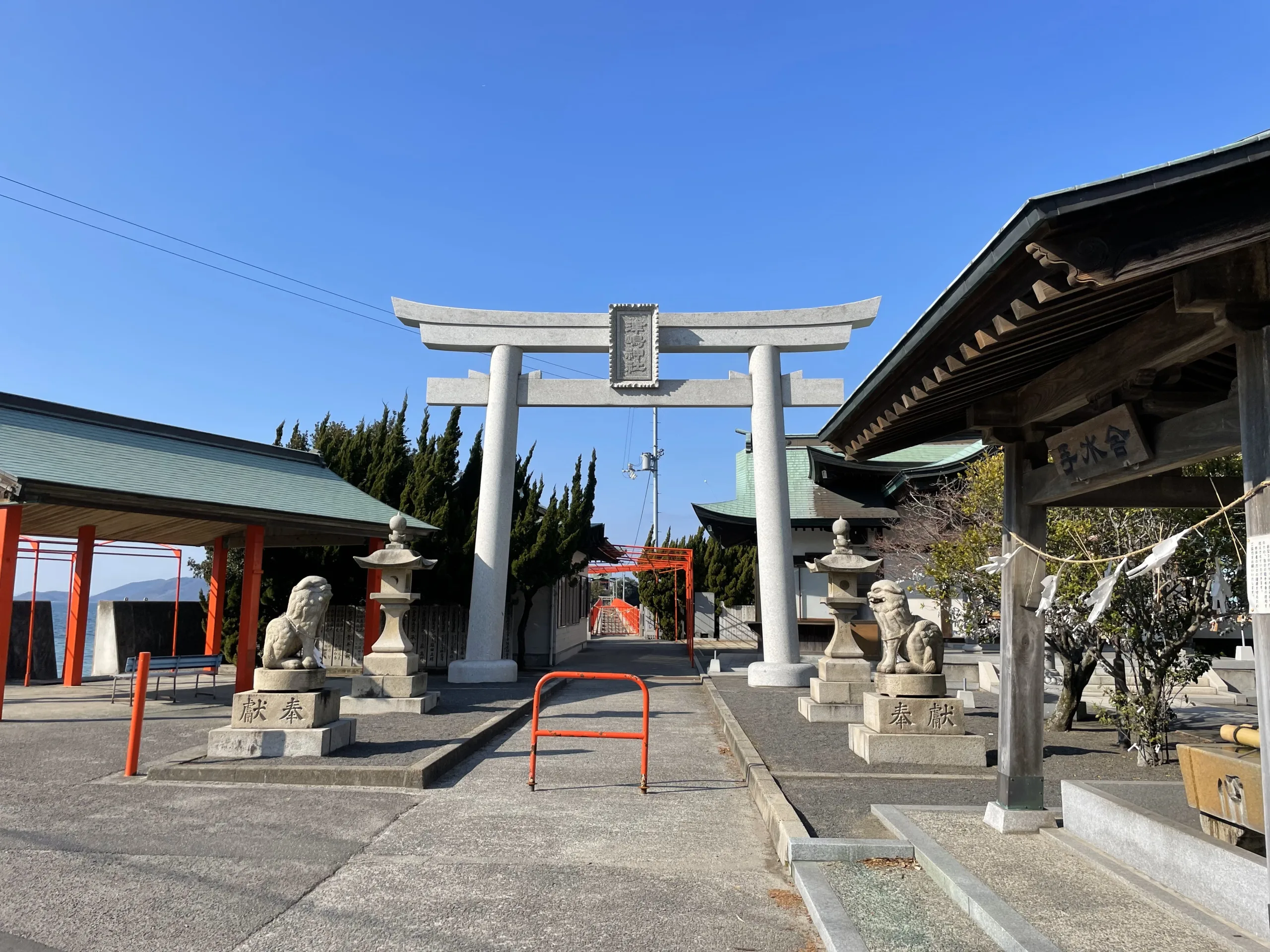 津嶋神社入口