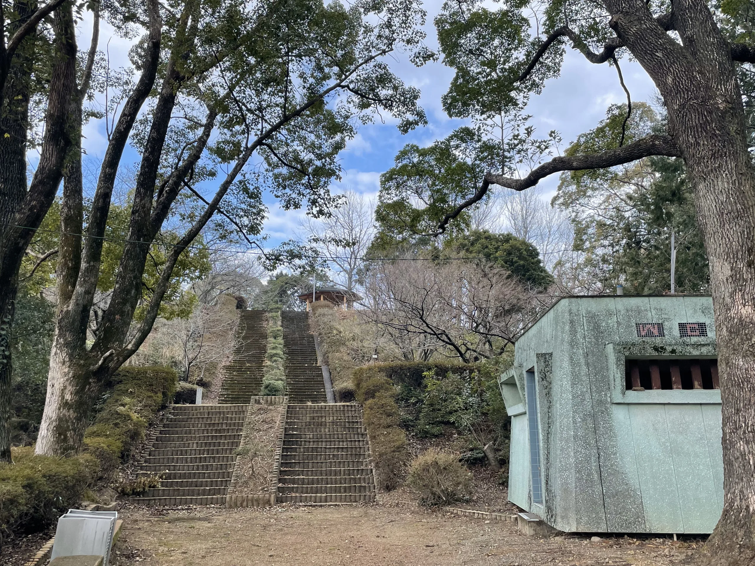 大地山公園のトイレ