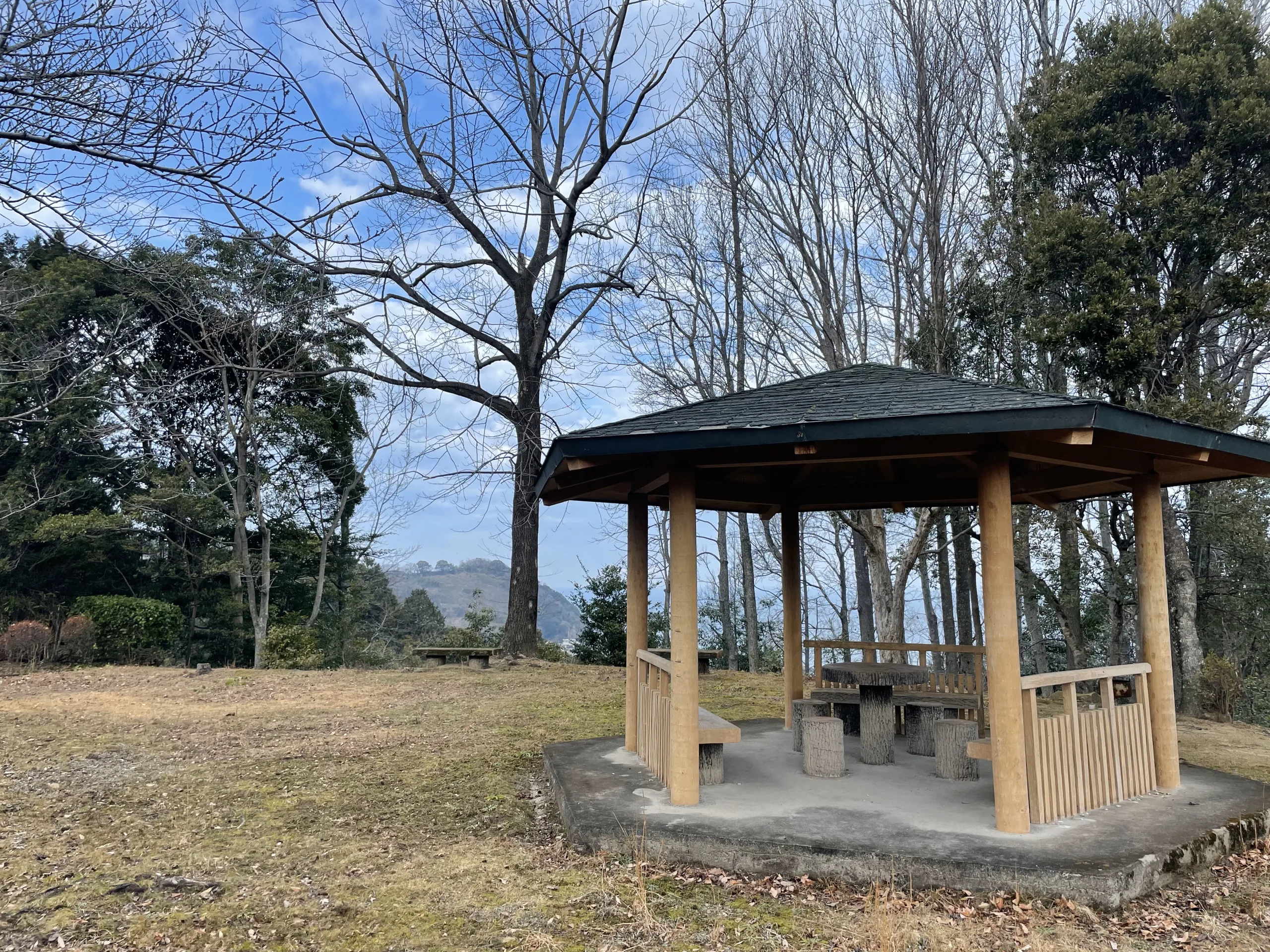 大地山公園の東屋