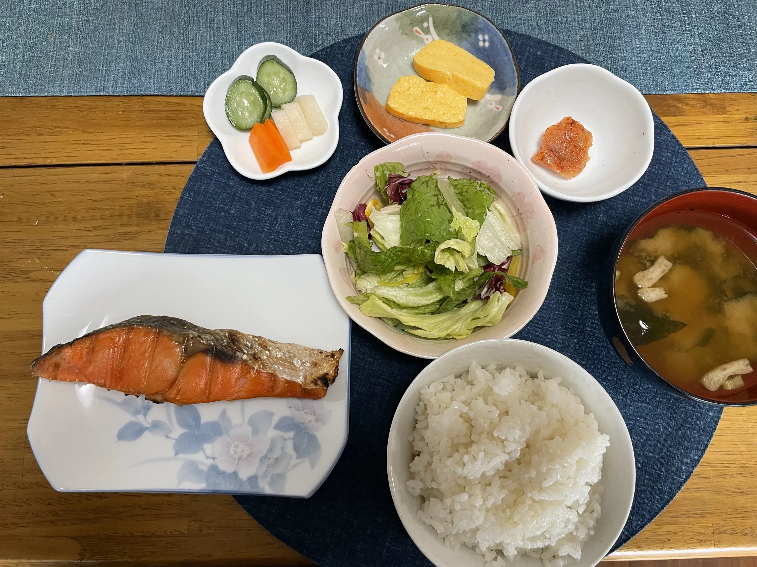 福山市に住むご夫婦のお宅でいただいた朝ご飯