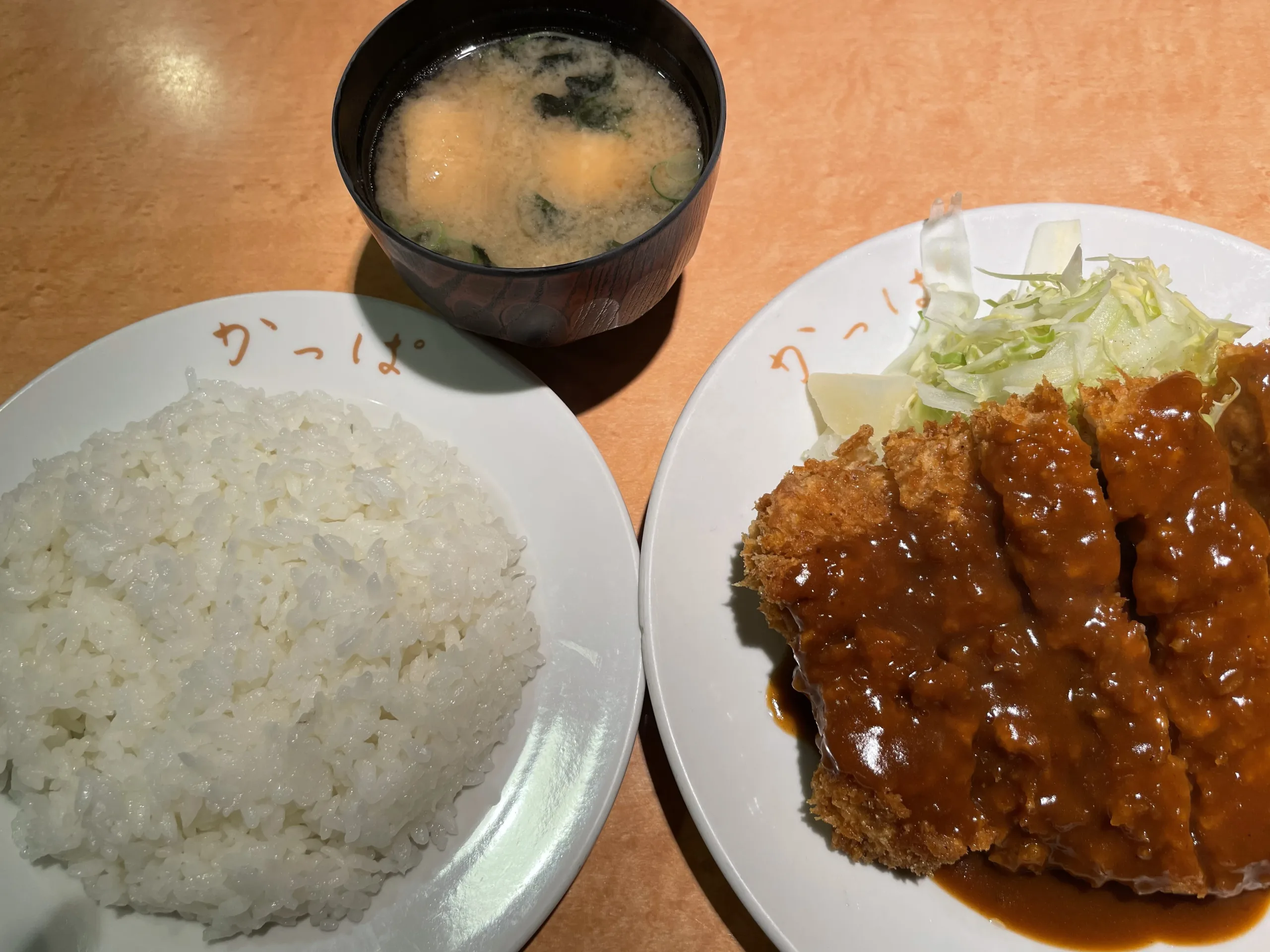 名代とんかつかっぱのとんかつ定食