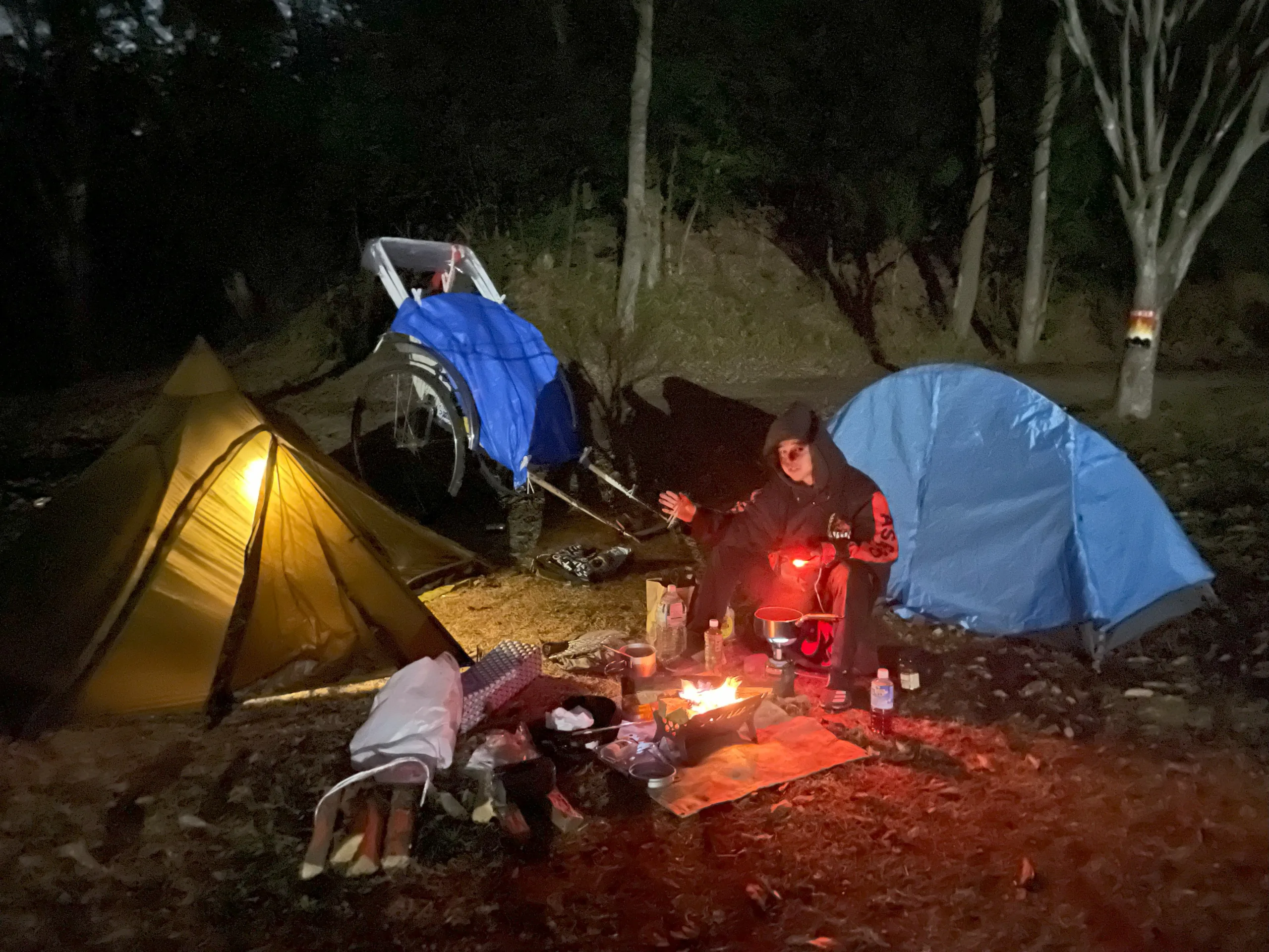 フォレスタ！早島町ふれあいの森キャンプ場のキャンプ