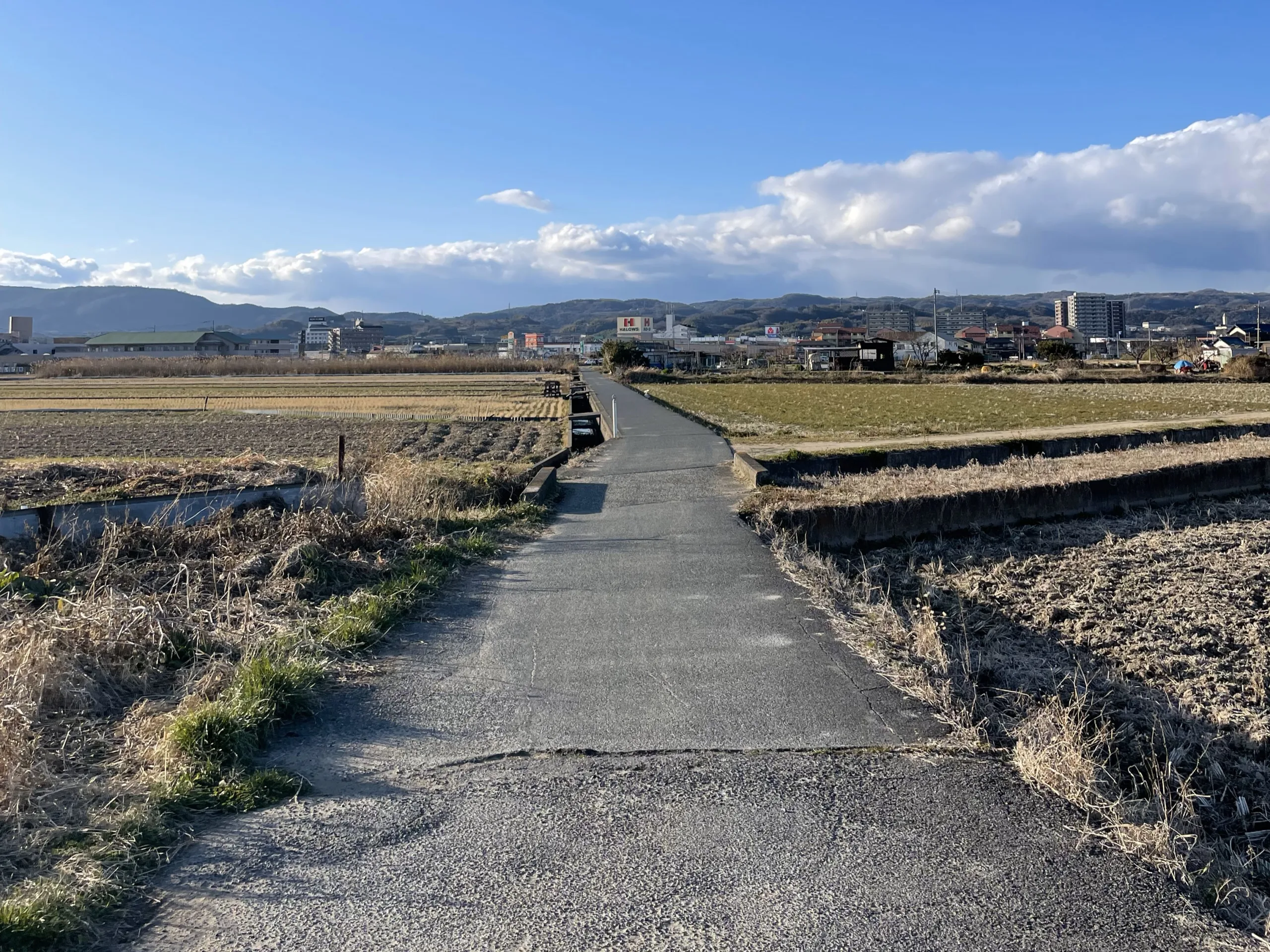 岡山の田園風景