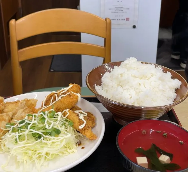 福山市の竹野食堂の定食