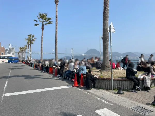 唐戸市場の活きいき馬関街の様子