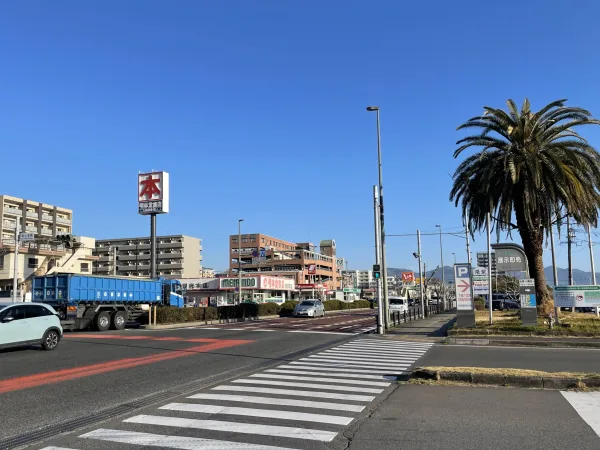 別府市内の様子