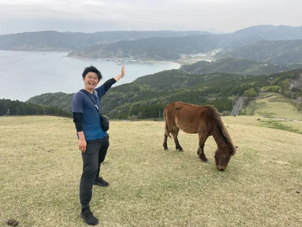 岬馬と旅人