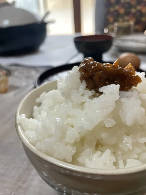 泊めてくださった方の朝ご飯