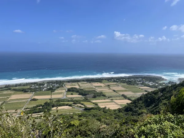 喜界島最高地点から見た景色