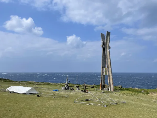 徳之島の犬田布岬の戦艦大和慰霊塔