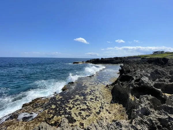 沖永良部島のフーチャ近くの海岸