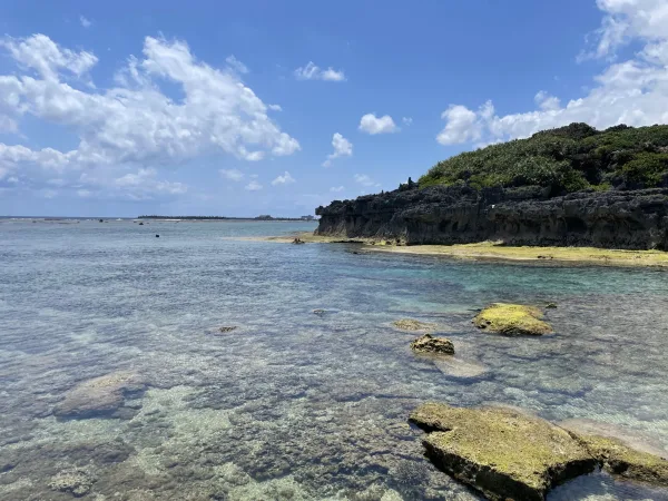 笠石海浜公園の海岸