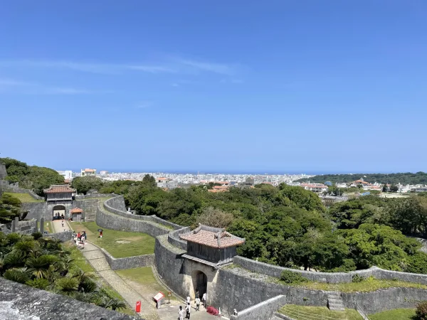 首里城からの景色