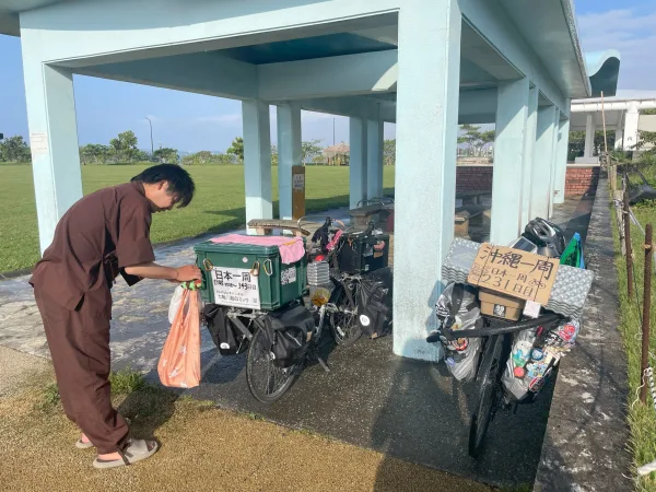 日本一周旅人の自転車