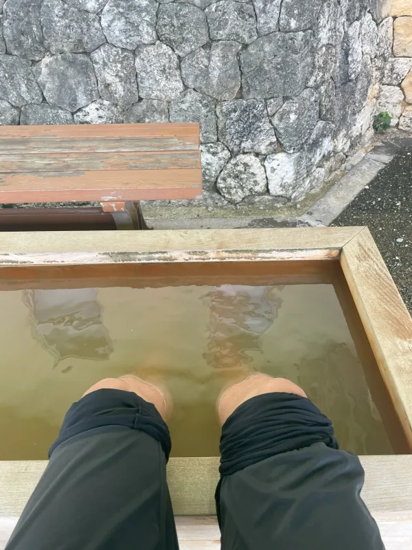 伊計島の足湯