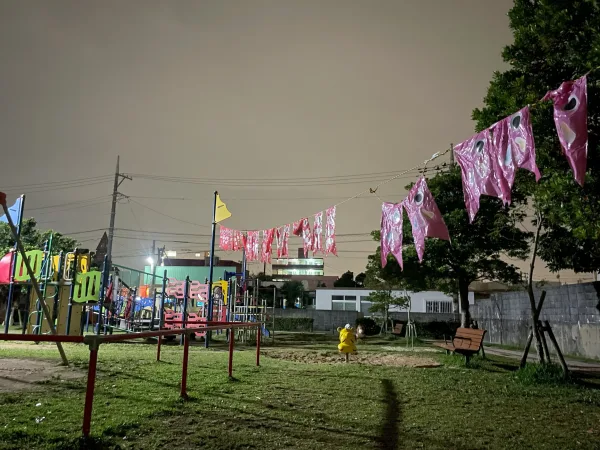 宜野湾市の上大謝名さくら公園で野宿