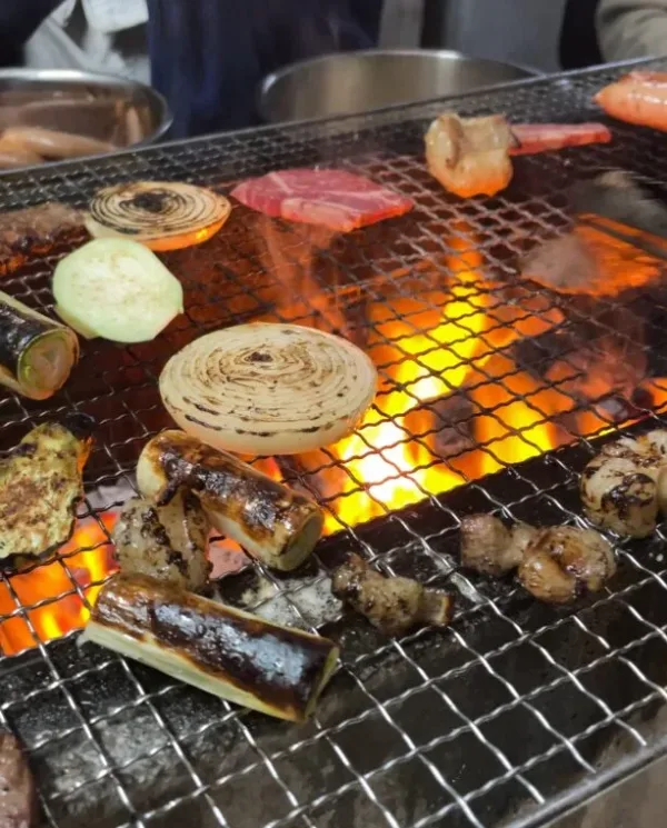 大分でいただいた焼肉。