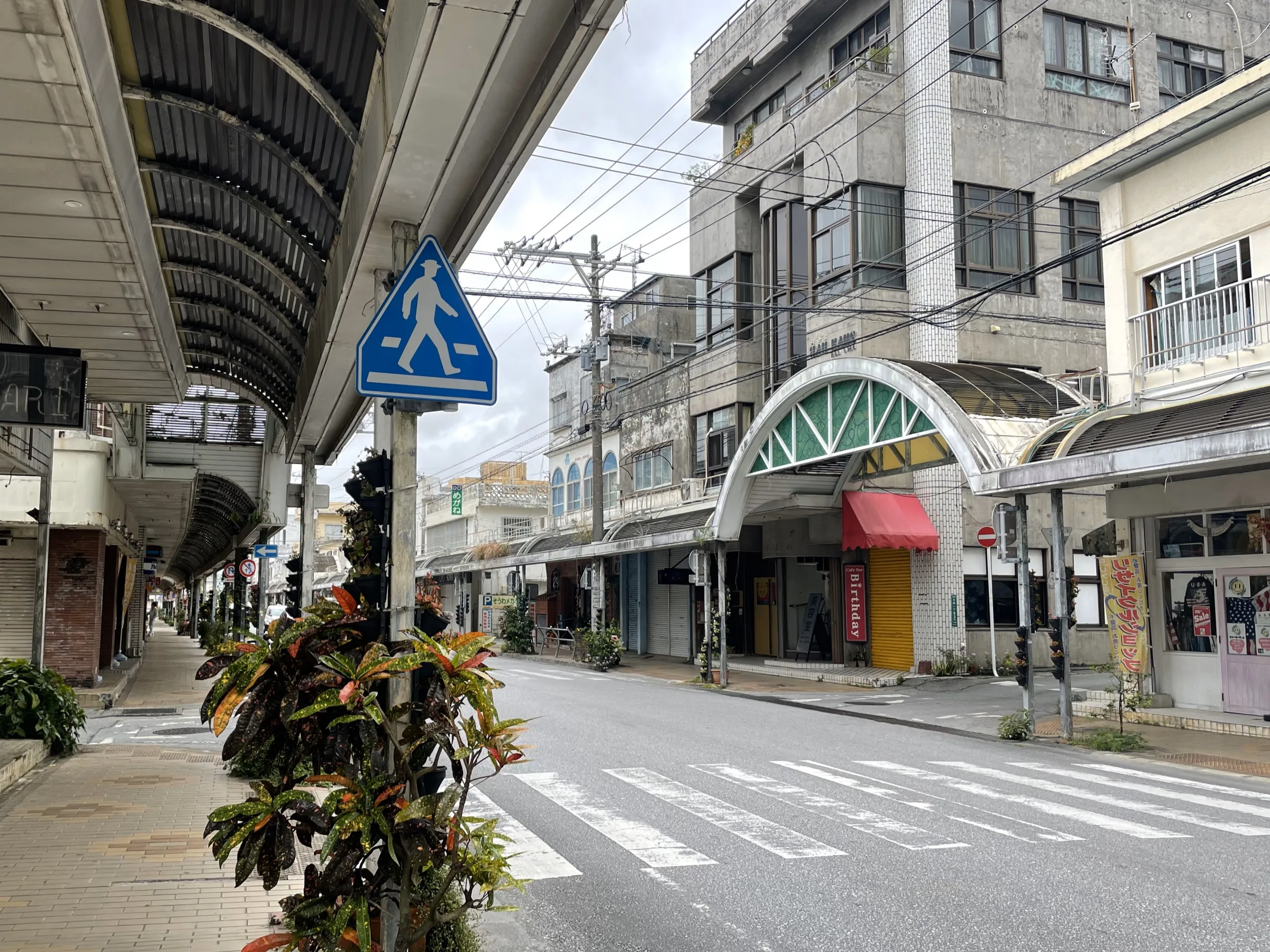 名護市県道84号線沿いの建物