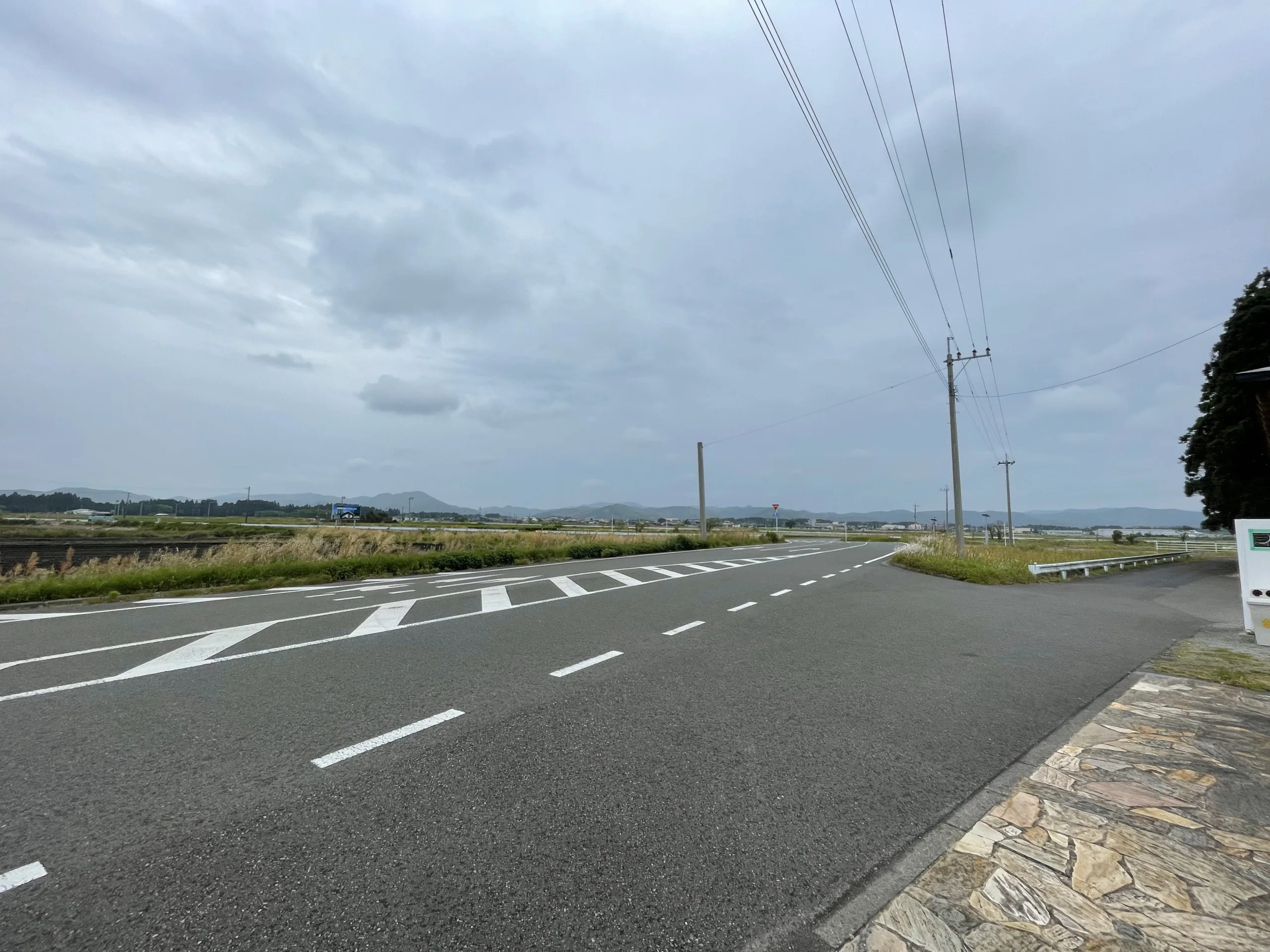 知覧飛行場跡地の道路