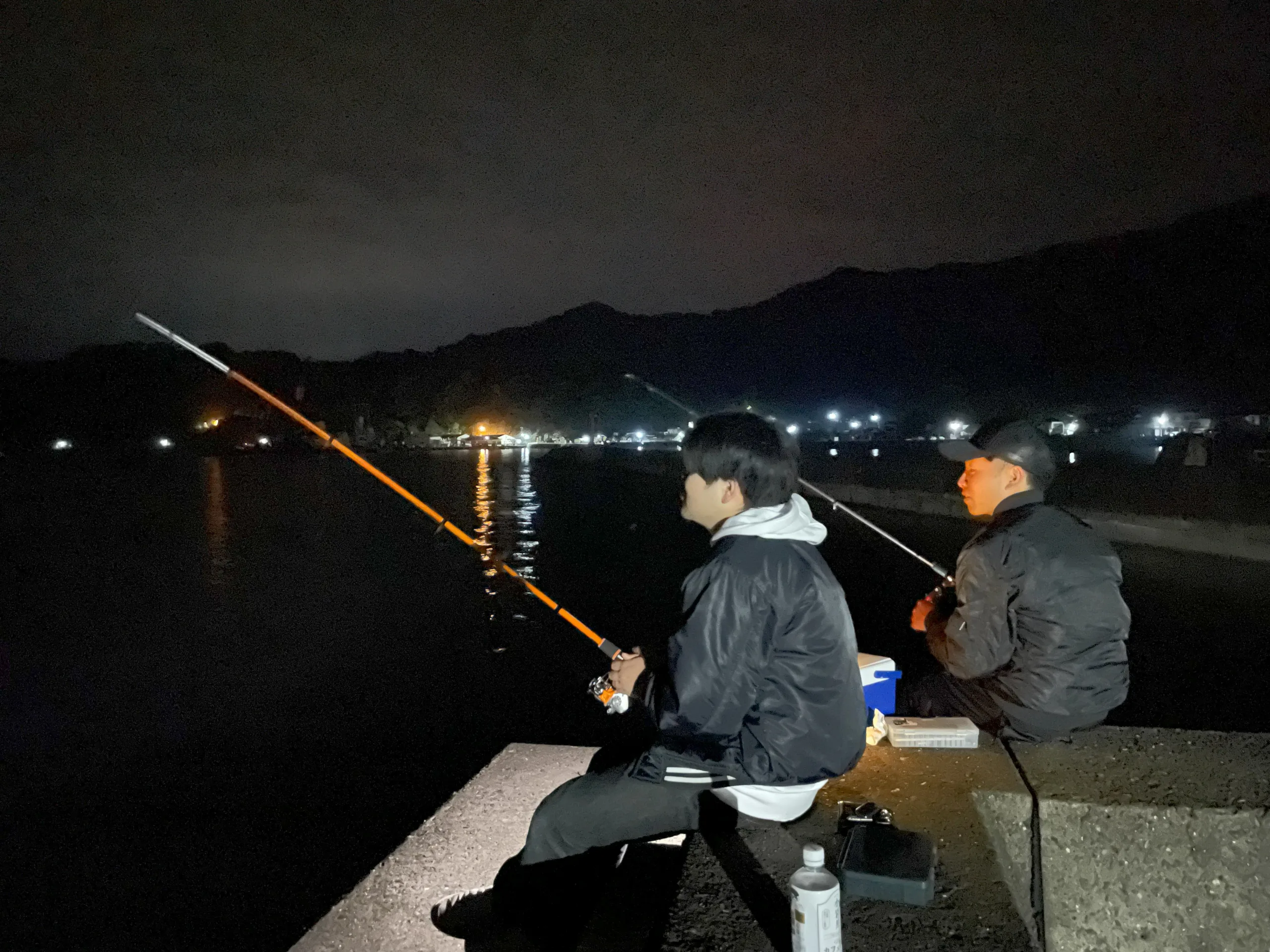 熊本で夜釣りする人