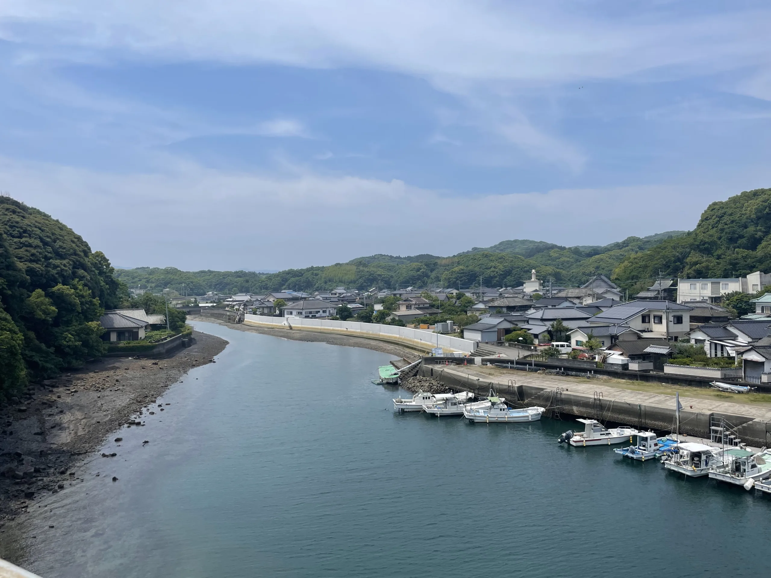 若宮大橋から見た街並み