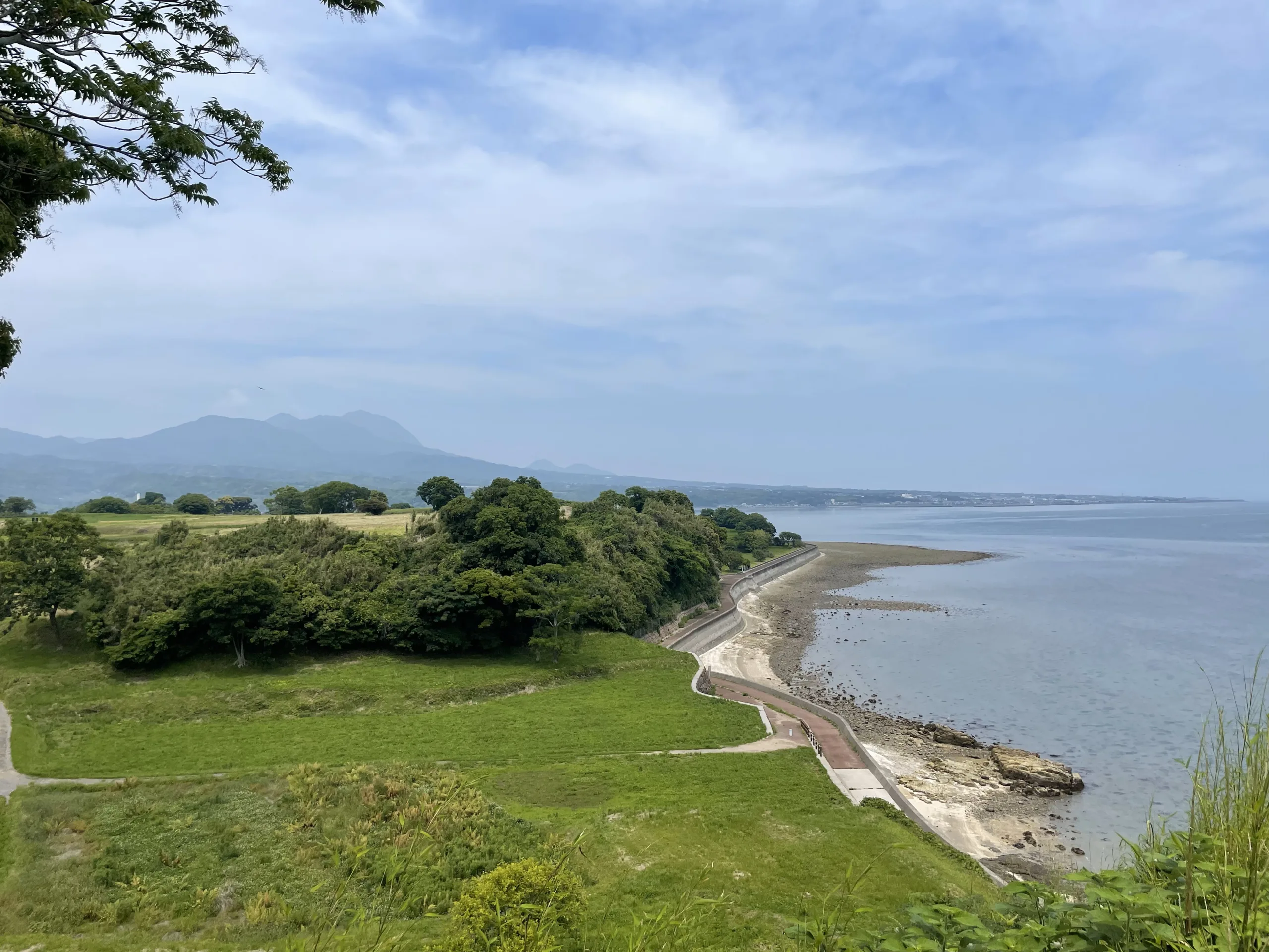 原城跡から見た雲仙普賢岳