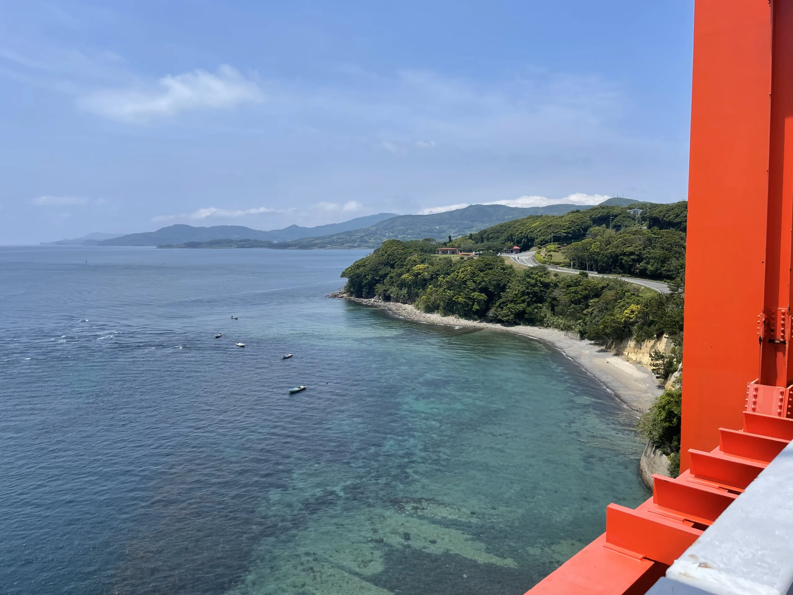 平戸大橋から見た海