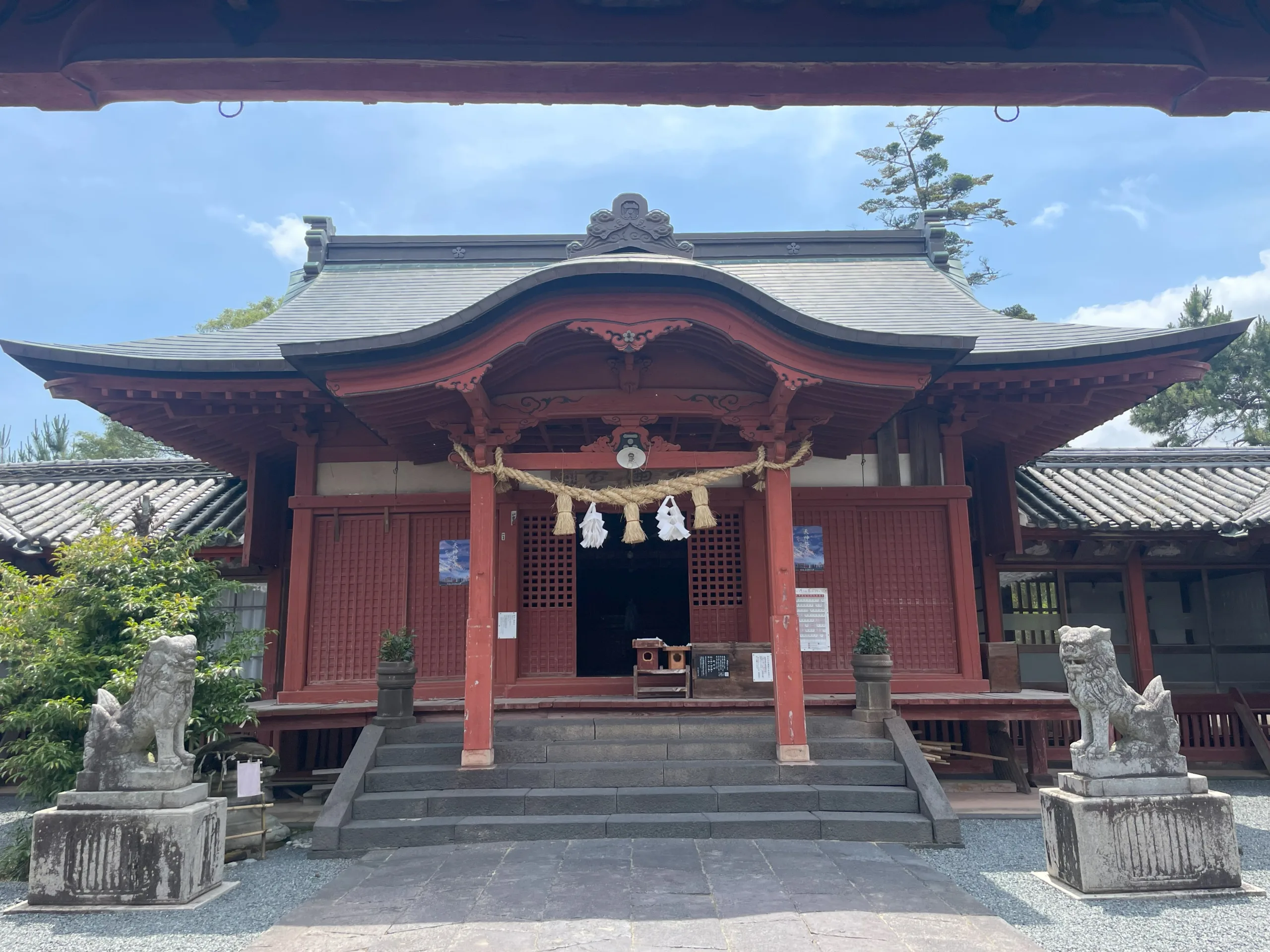 萩の金谷神社の本殿