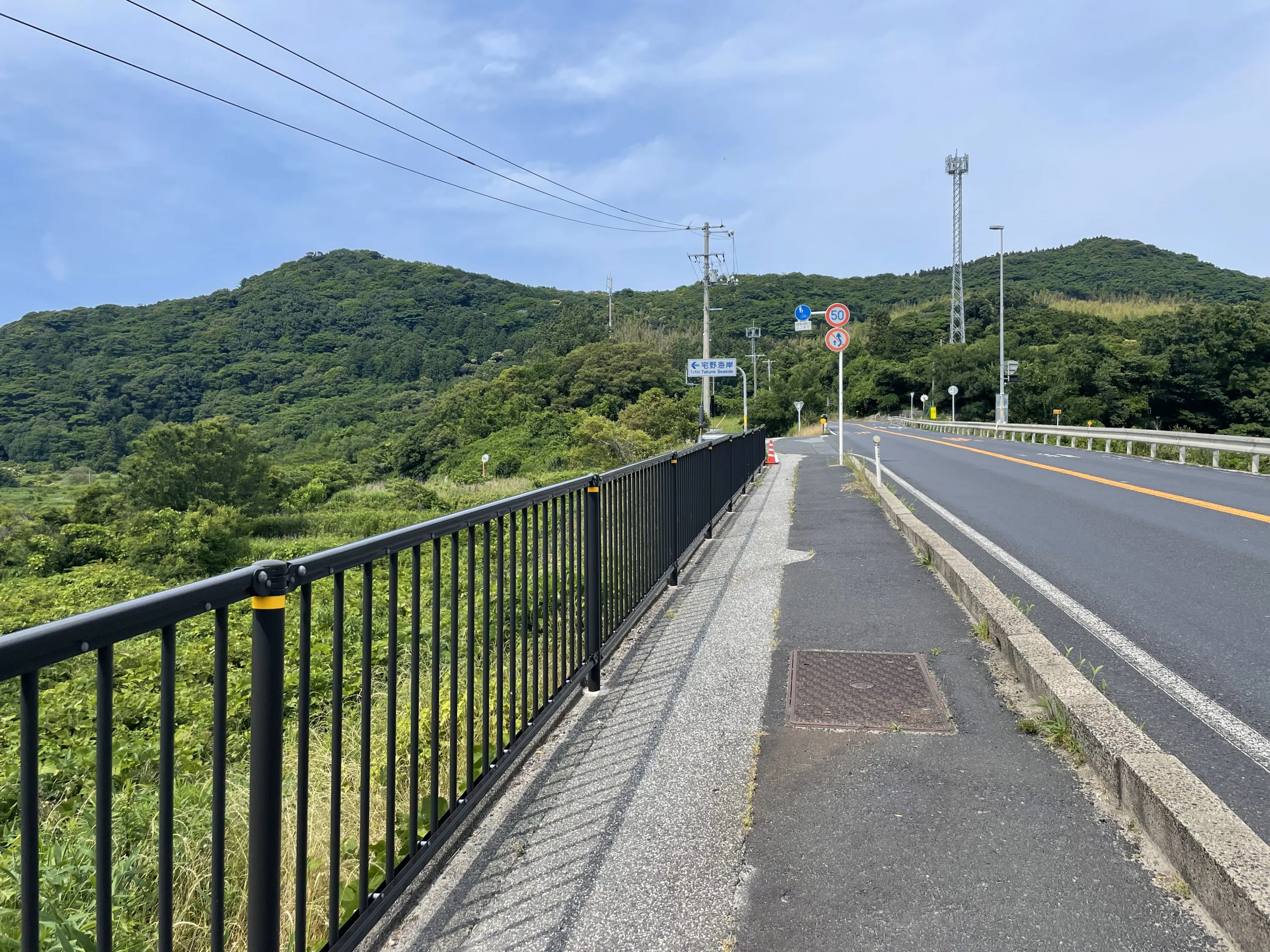 島根の国道9号線