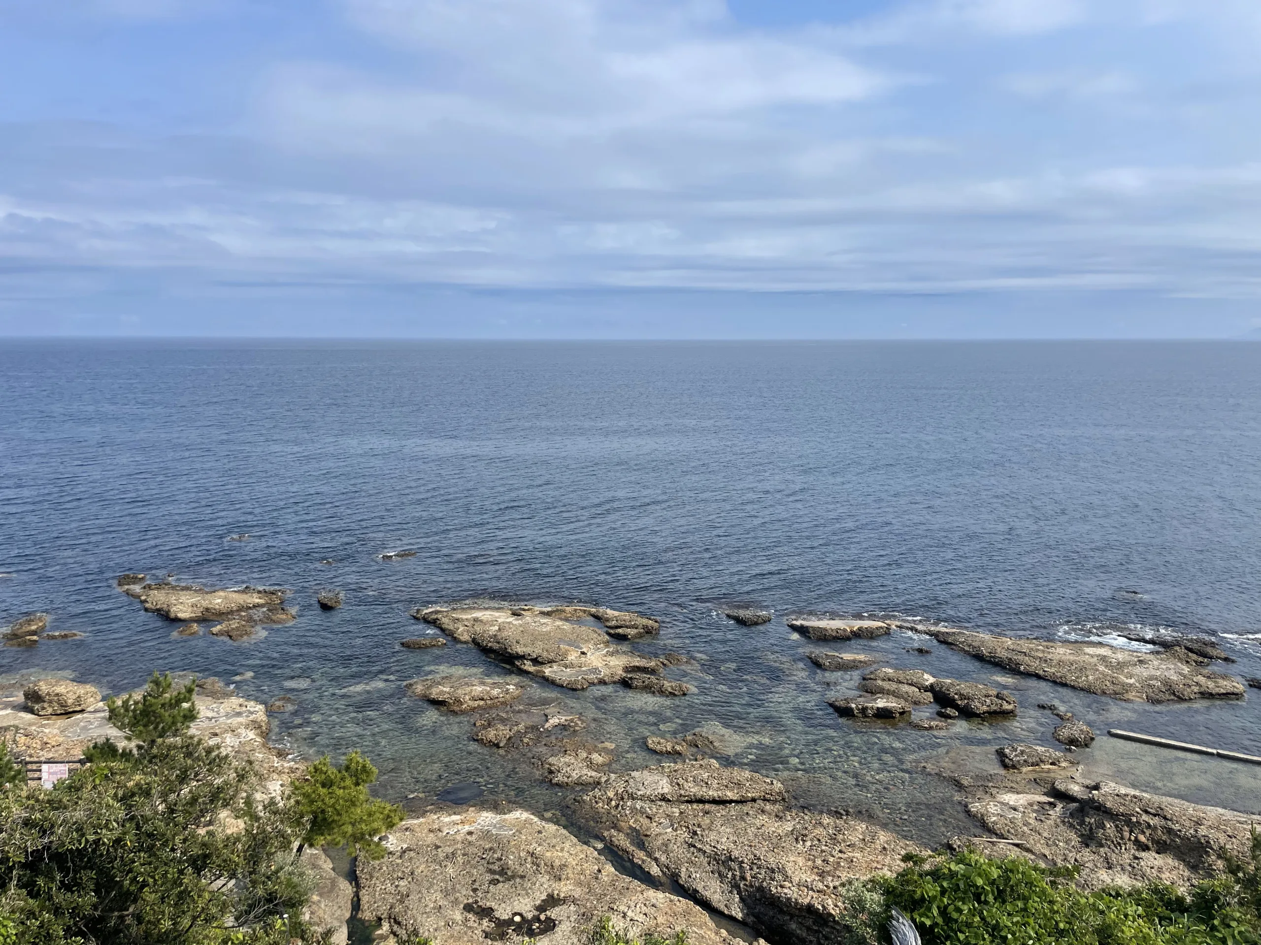 手引ヶ浦台場公園の海