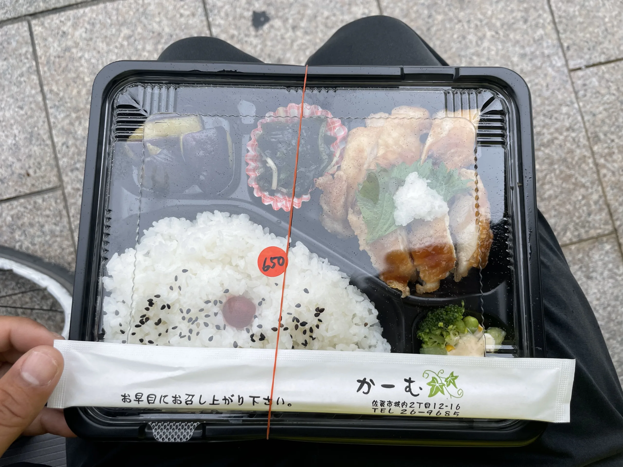 佐賀城近くの弁当屋かーむの弁当