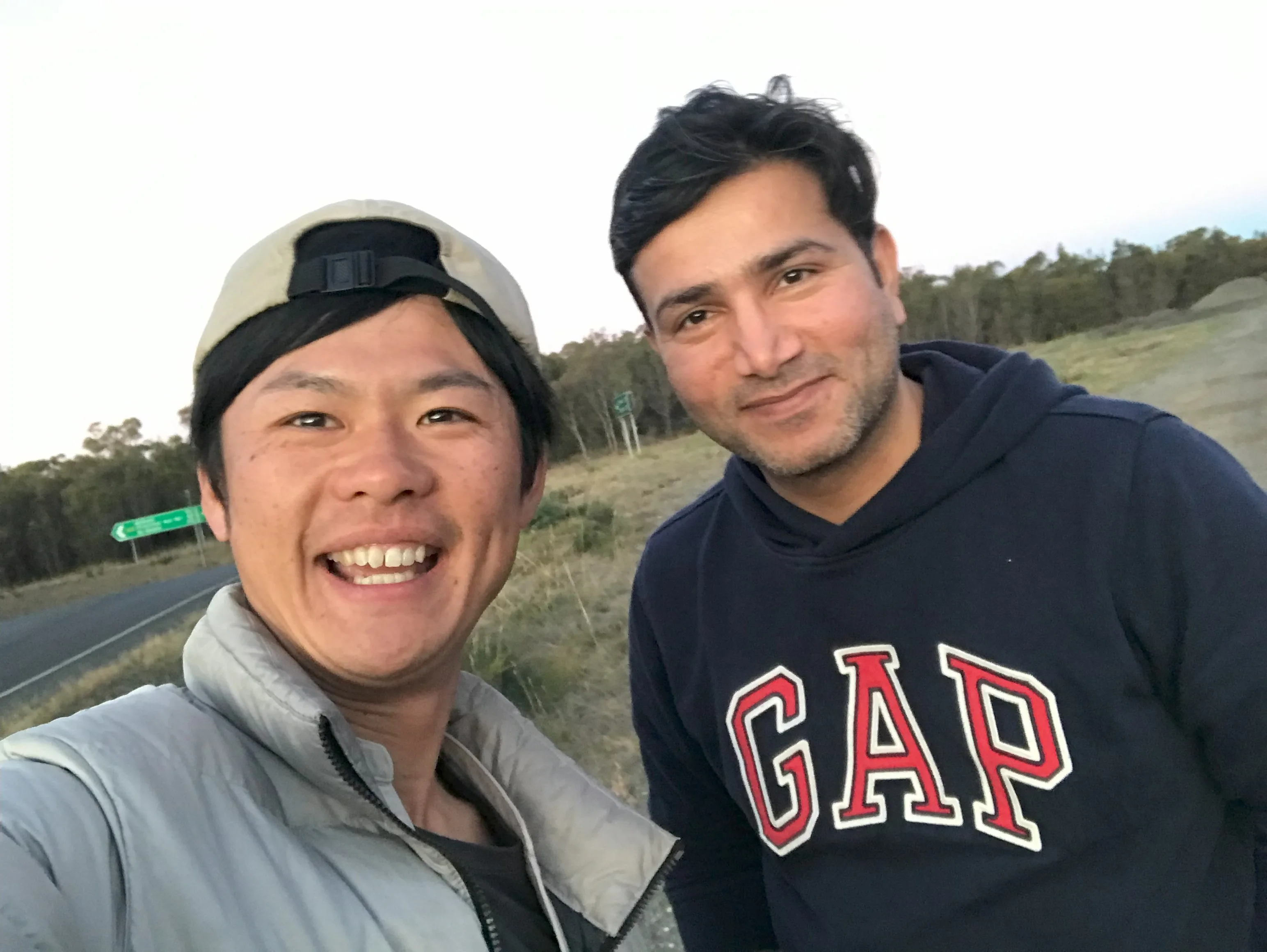 タスマニアヒッチハイクで乗せてもらった人