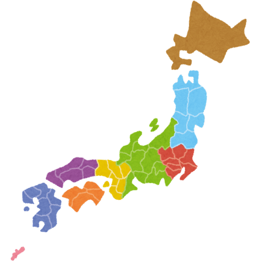 ちょ移住の日本地図