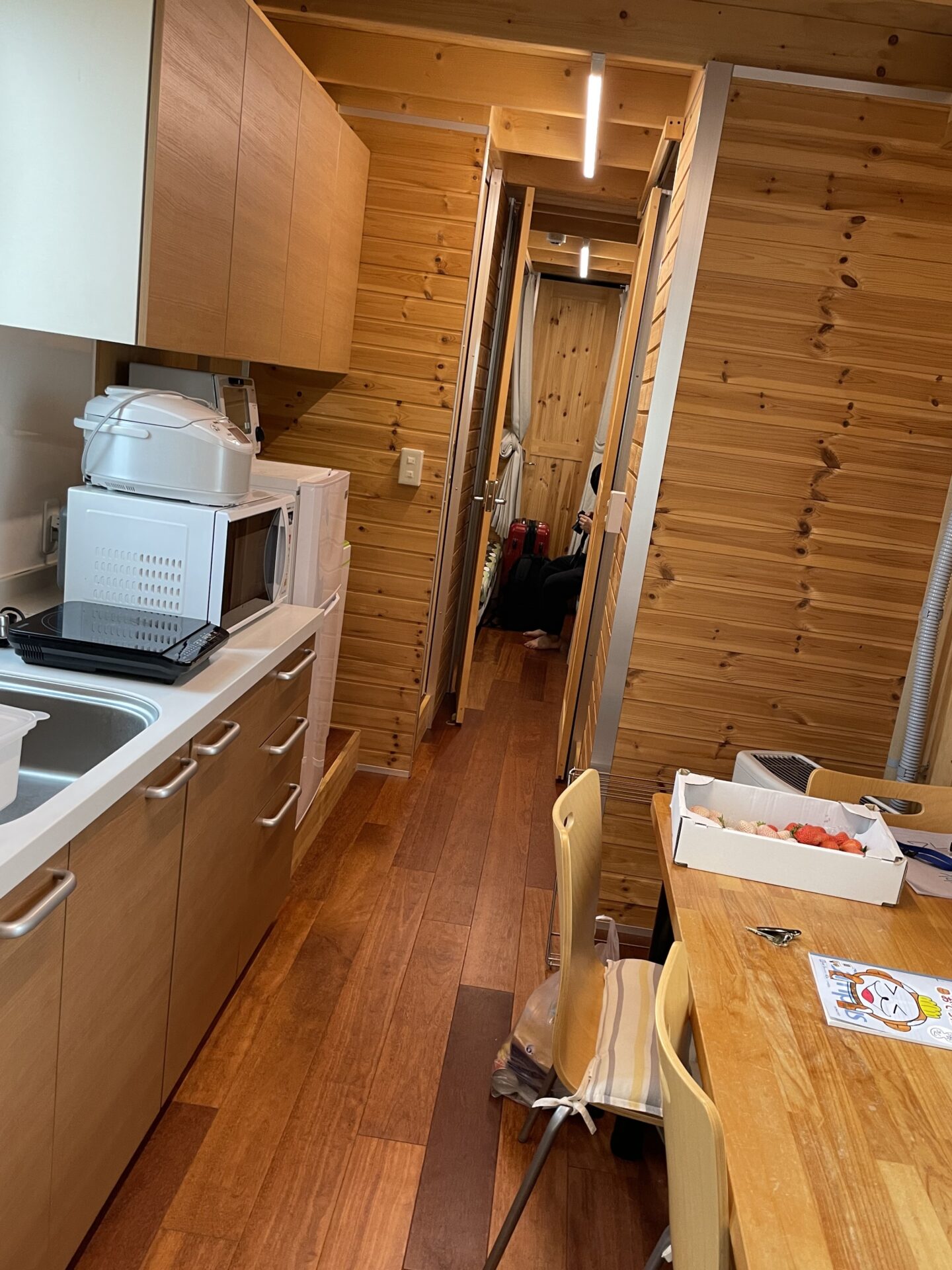 北海道猿払村の道の駅さるふつ公園にある移住体験住宅内部